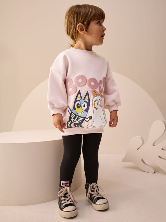 Pink Bluey Halloween Sweatshirt & Leggings Set (12mths-7yrs) image 1