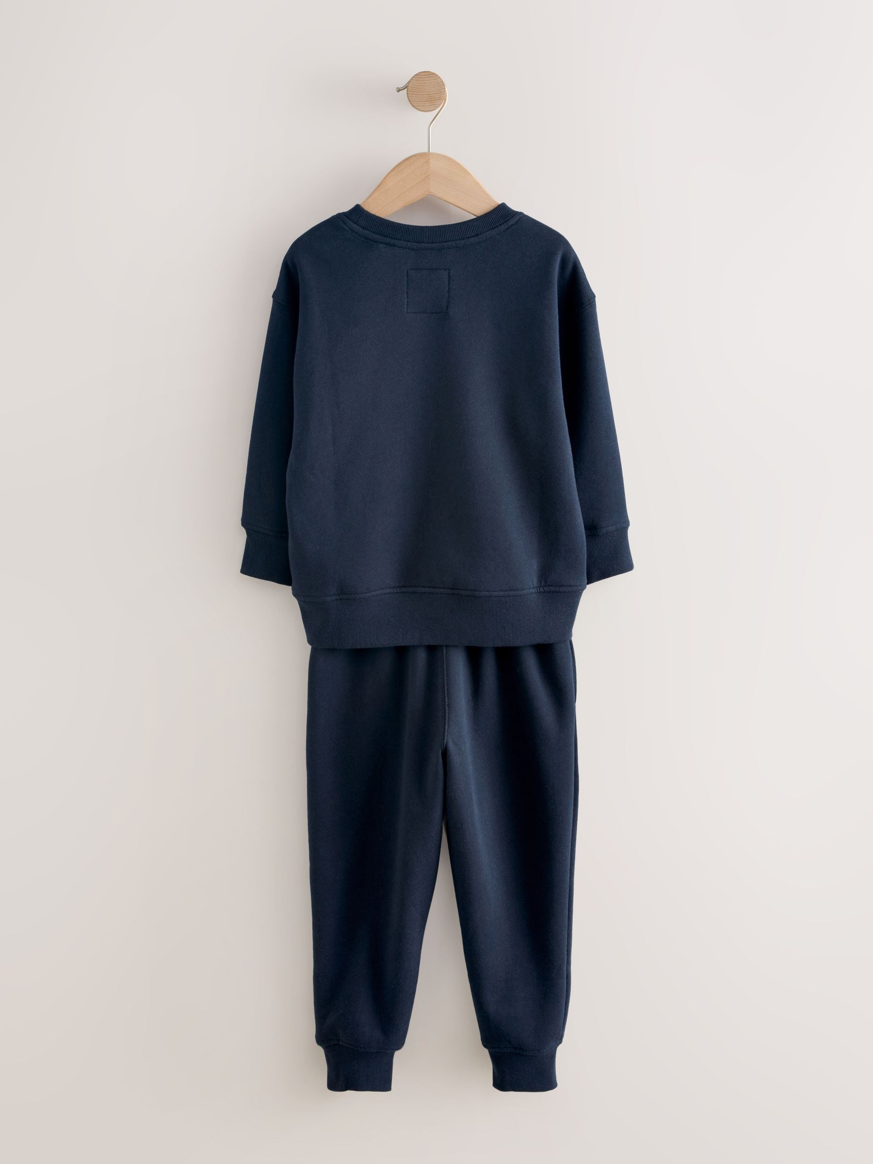 Navy Single Cosy Fleece Pyjamas (3-16yrs) image 5
