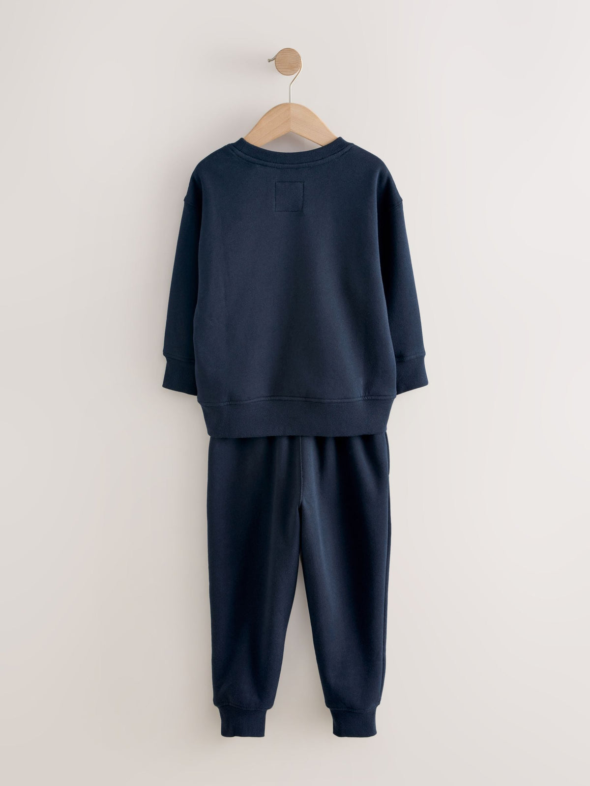 Navy Single Cosy Fleece Pyjamas (3-16yrs) - image 4
