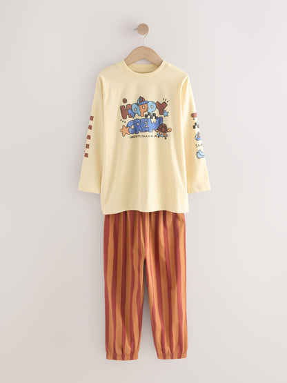 Blue/Brown Dinosaur Oversized Pyjamas 3 Pack (9mths-10yrs) image 7