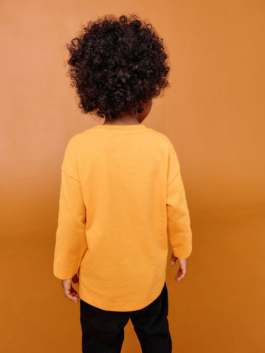 Orange Glow in the Dark Mickey Mouse Halloween Long Sleeve T-Shirt (3mths-8yrs) image 3