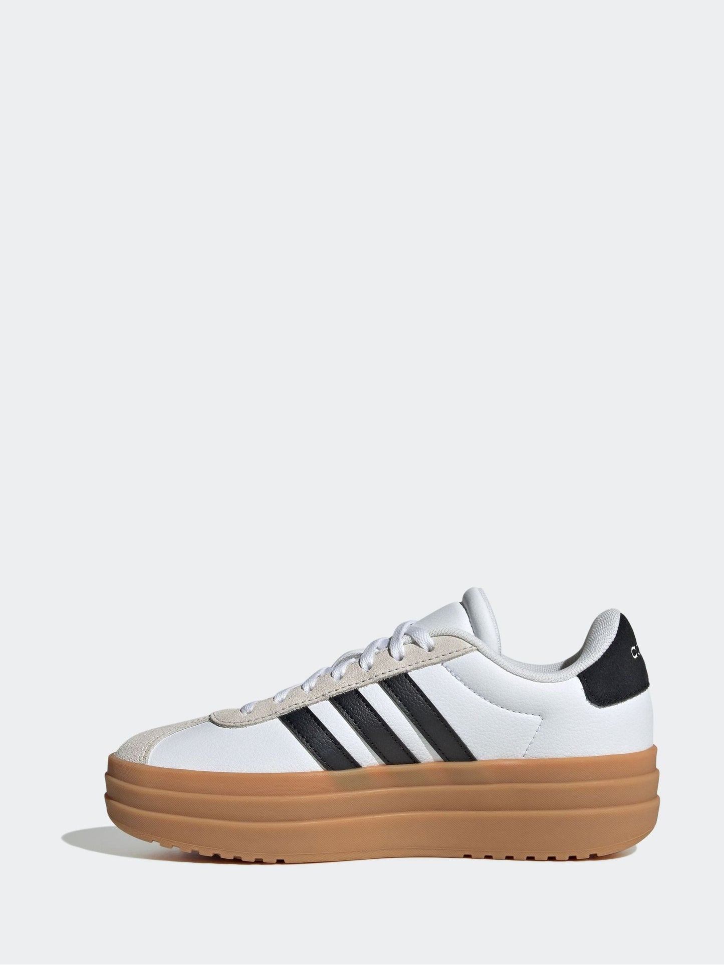 adidas White VL Court Bold Lace Junior Trainers image 2