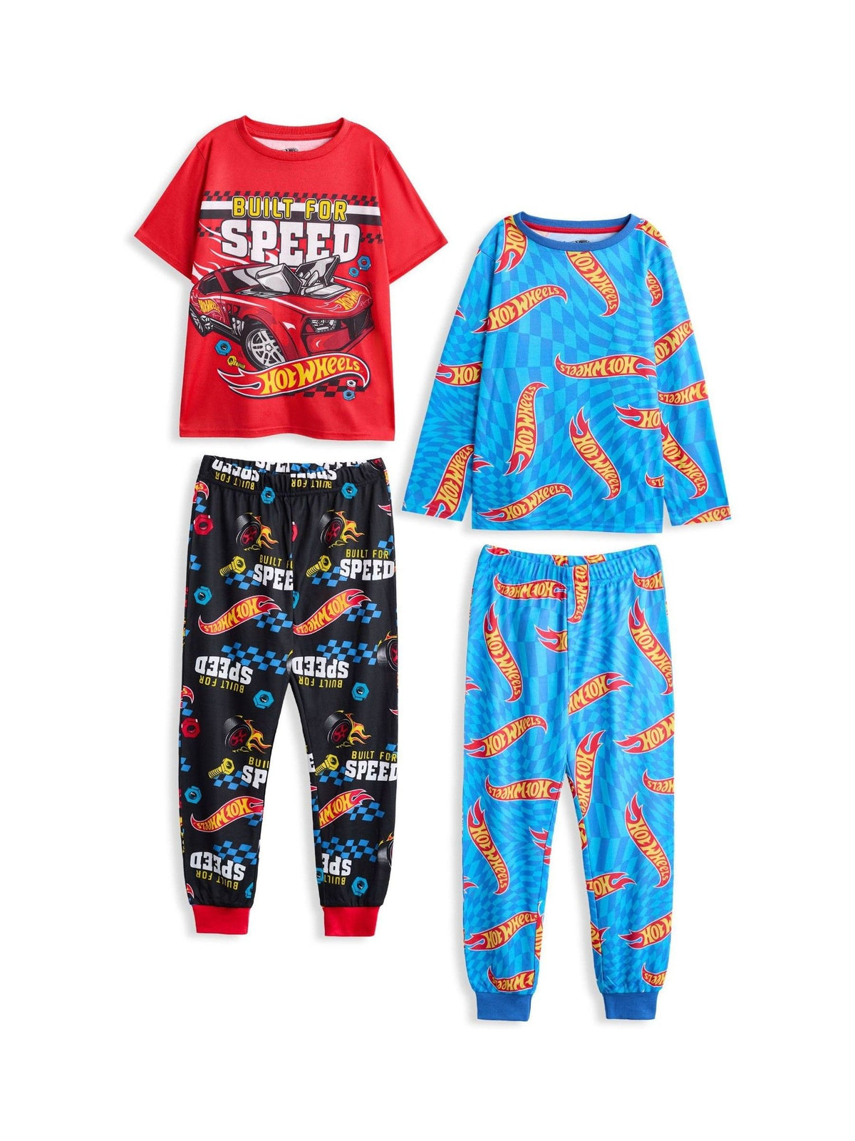 Dsiney Kidz - Vanilla Underground Blue Boys Hot Wheels Pyjamas 2 Pack image 1