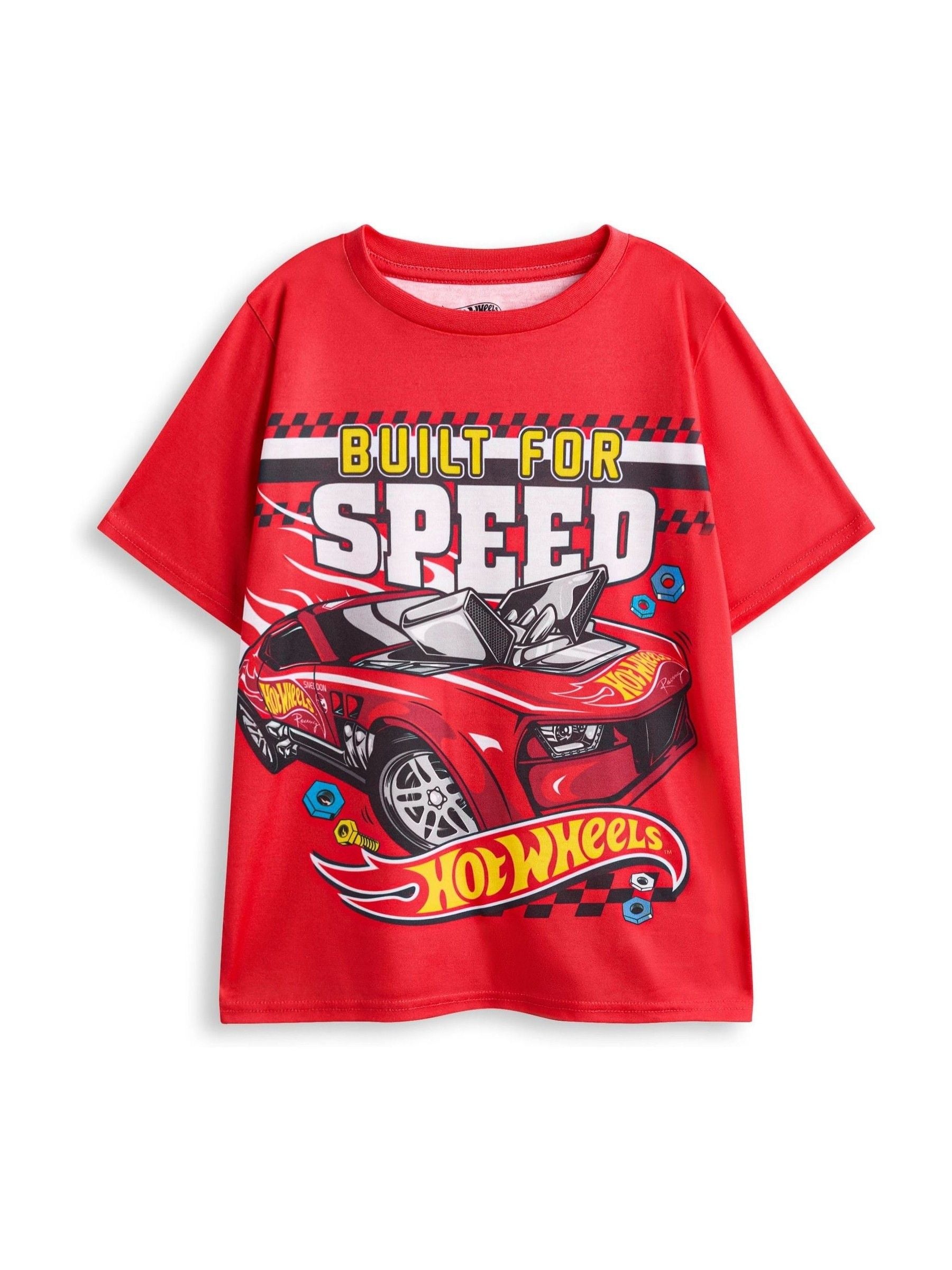 Dsiney Kidz - Vanilla Underground Blue Boys Hot Wheels Pyjamas 2 Pack image 2
