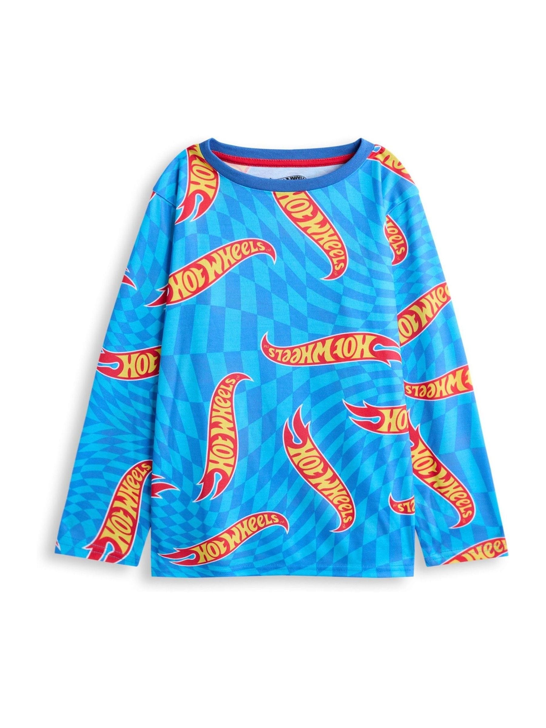 Dsiney Kidz - Vanilla Underground Blue Boys Hot Wheels Pyjamas 2 Pack image 4