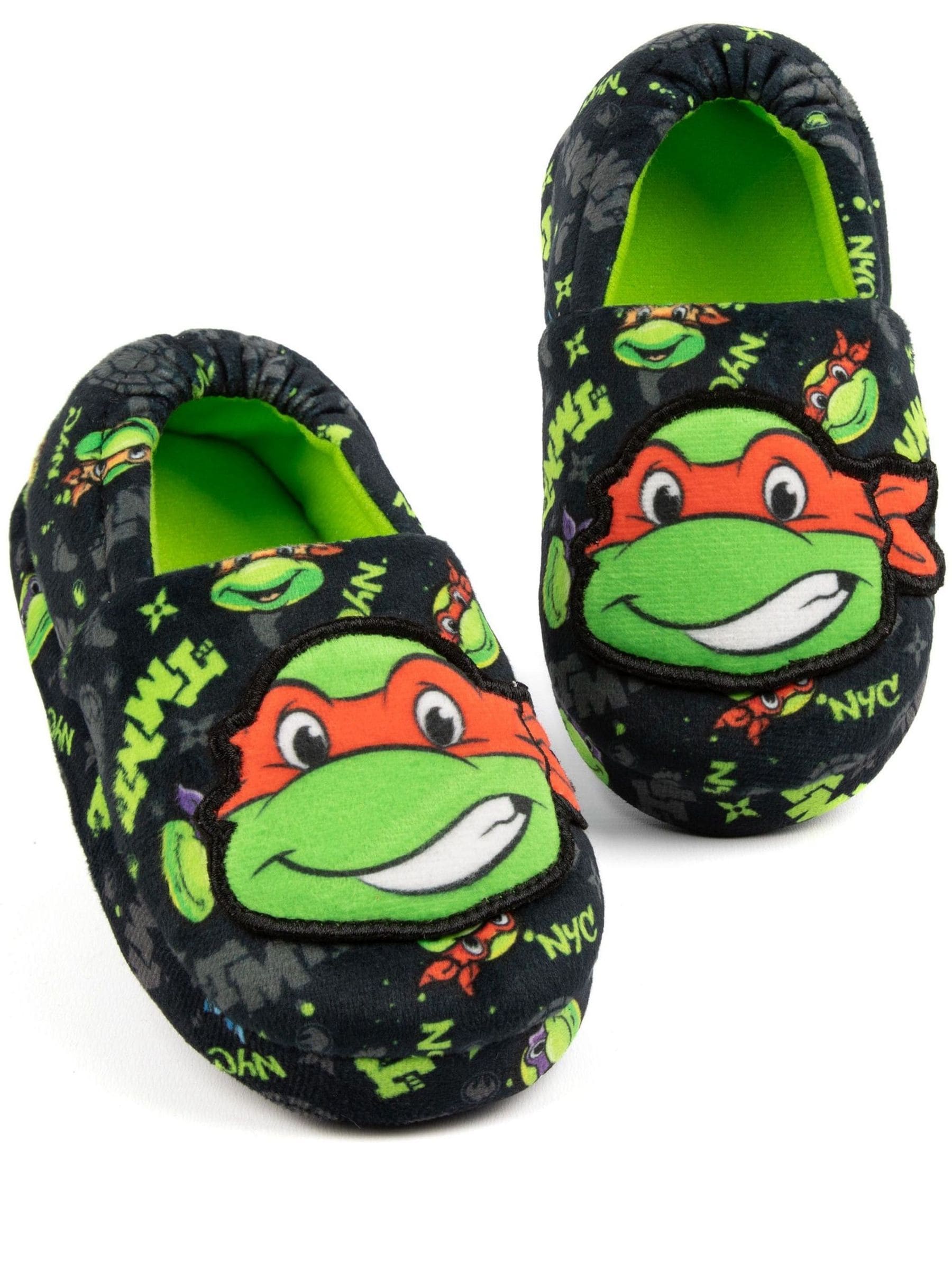 Dsiney Kidz - Vanilla Underground Black Teenage Mutant Ninja Turtles Raphael Slippers image 2
