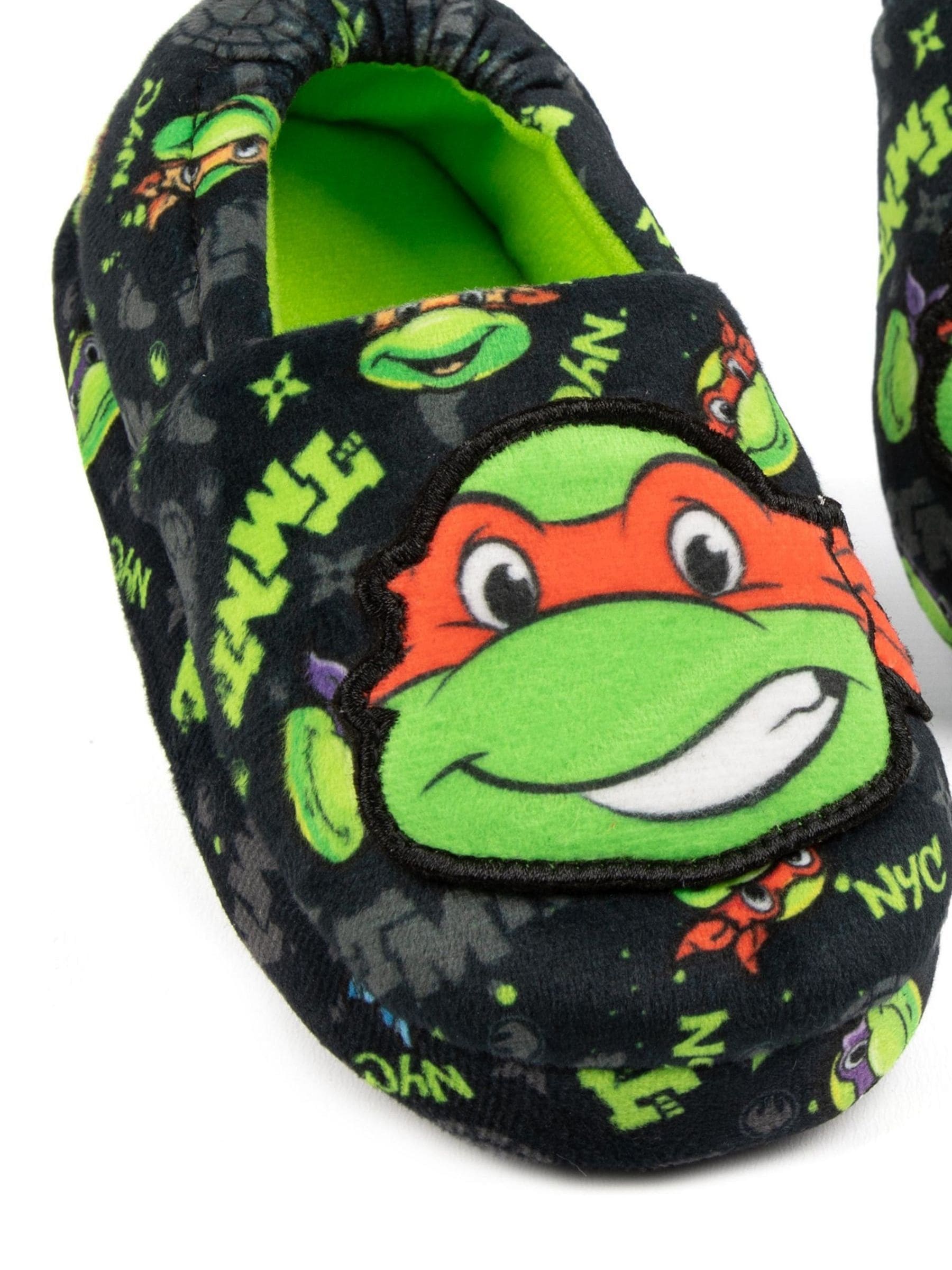 Dsiney Kidz - Vanilla Underground Black Teenage Mutant Ninja Turtles Raphael Slippers image 6
