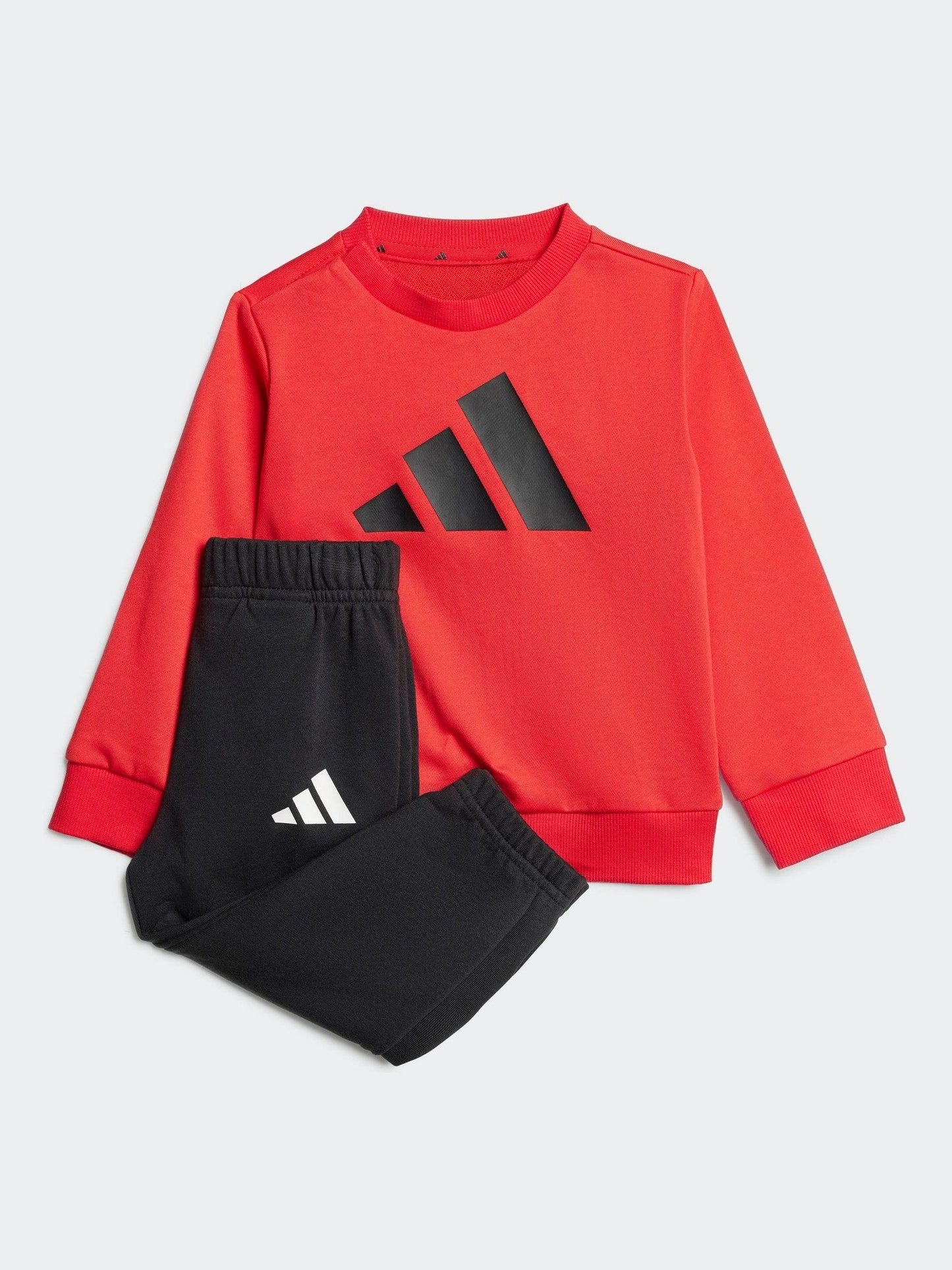 Dsiney Kidz - adidas Red Essentials Infant Kids  Sweat Top & Joggers Set image 1