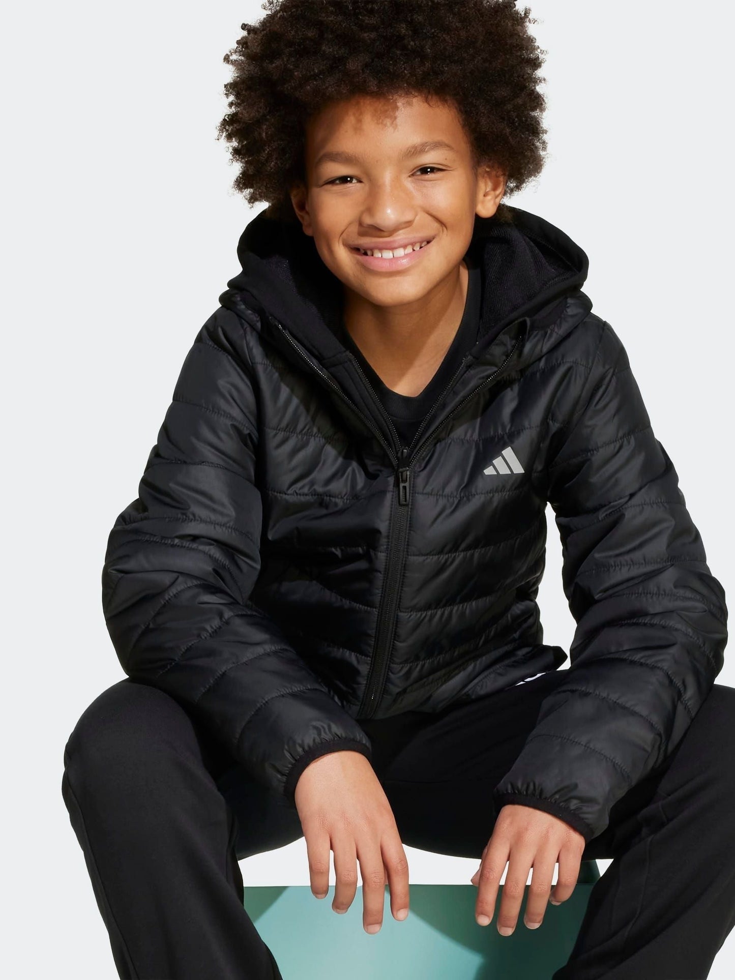 Dsiney Kidz - adidas Black Essentials Light Padded Jacket Kids image 5