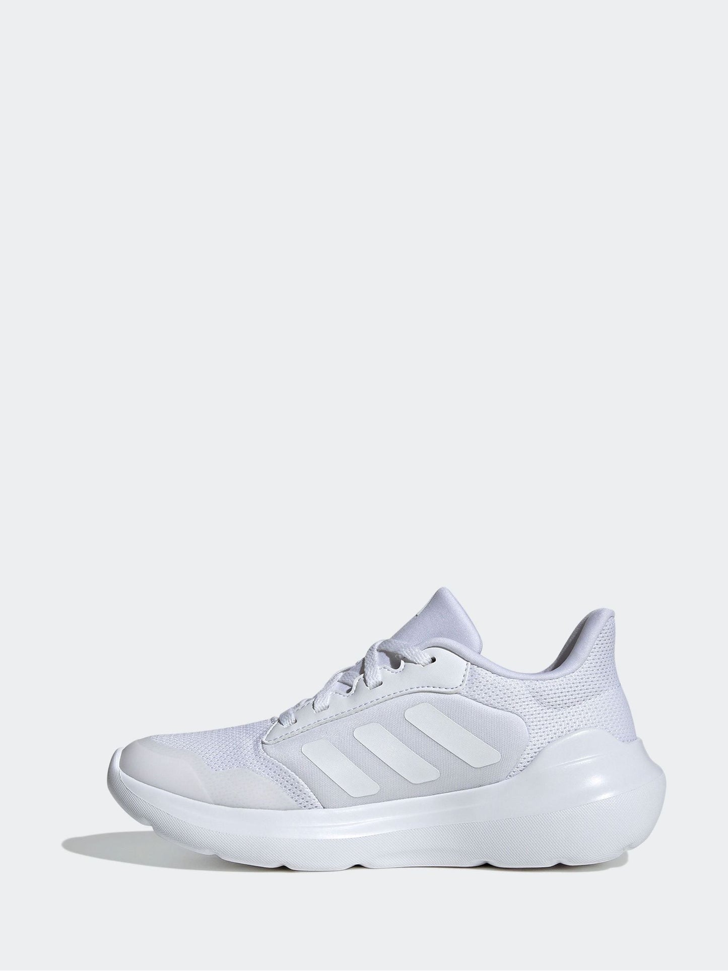 adidas White Tensaur Run 2.0 Lace Junior Trainers image 2