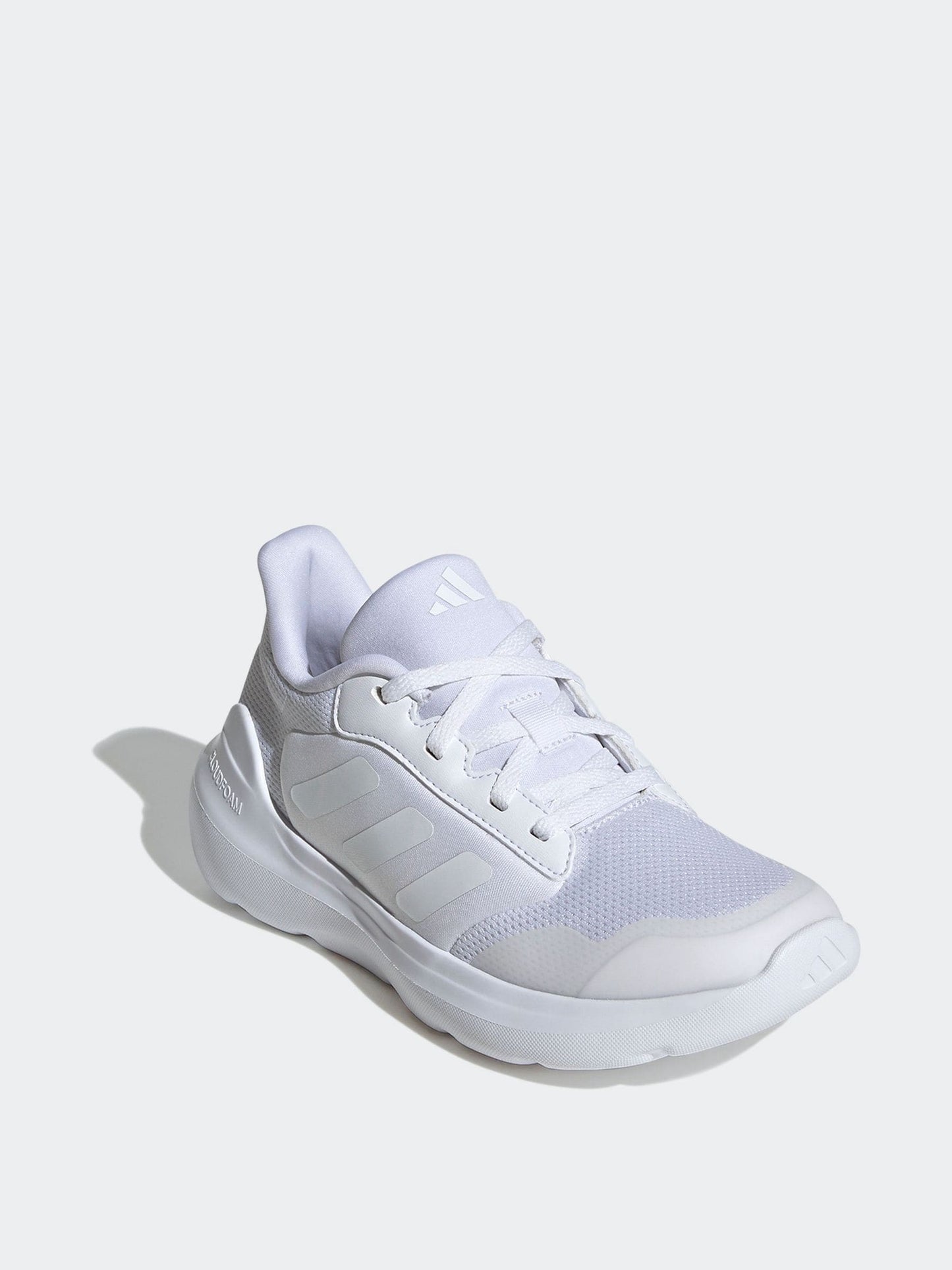 adidas White Tensaur Run 2.0 Lace Junior Trainers image 3