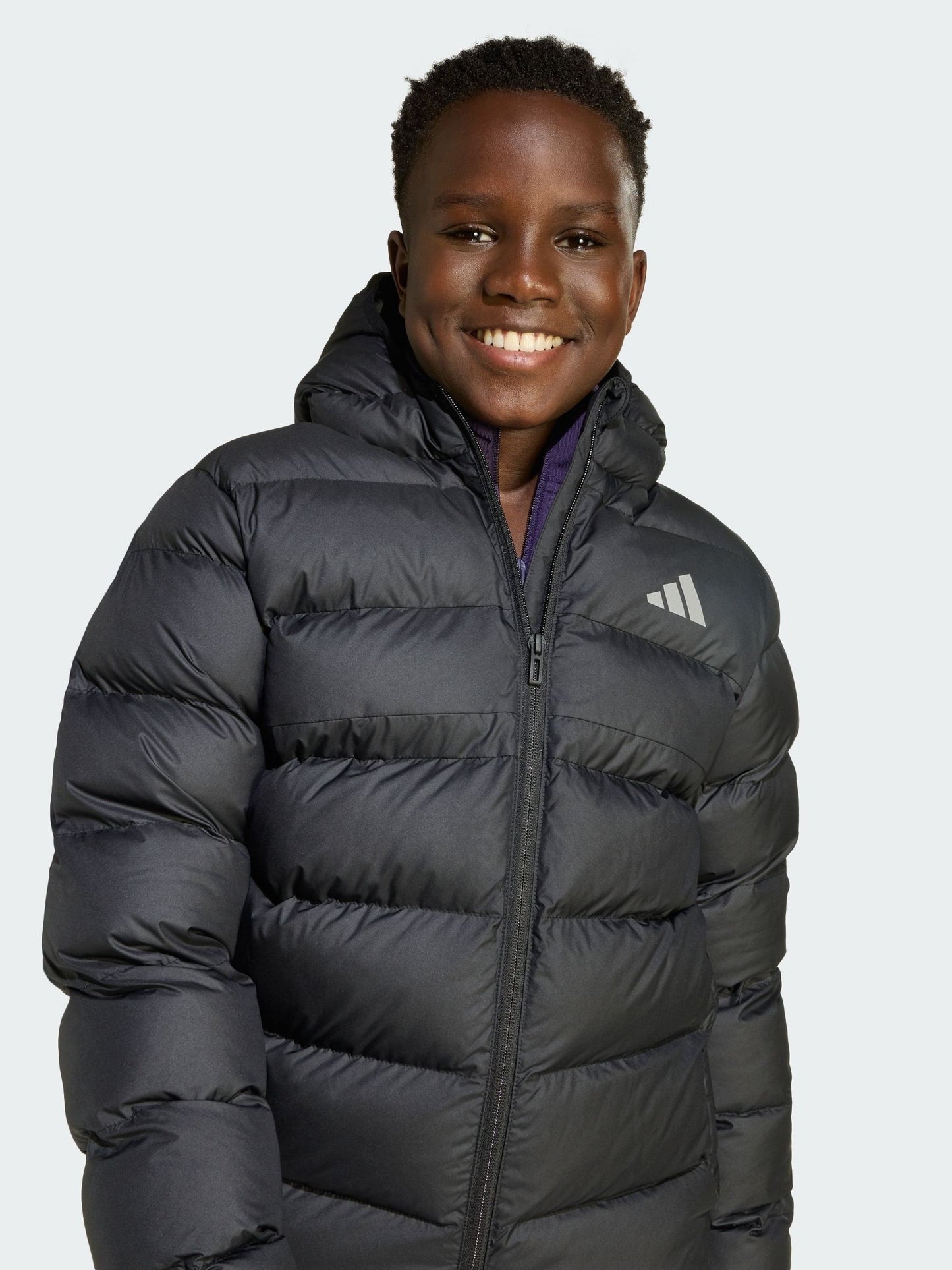 Dsiney Kidz - adidas Black Synthetic Down Kids Jacket image 1