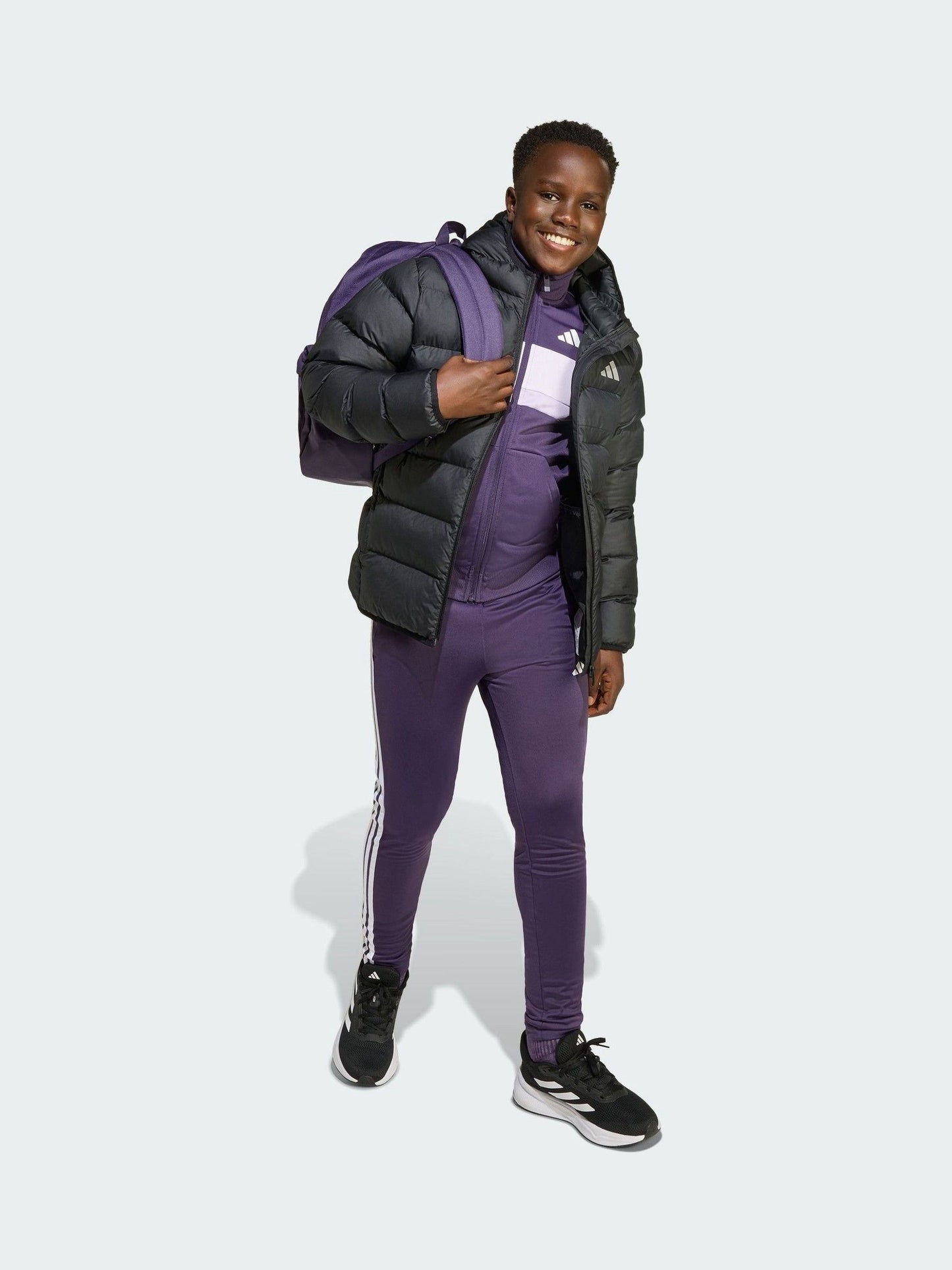 Dsiney Kidz - adidas Black Synthetic Down Kids Jacket image 2