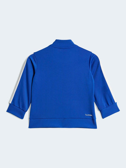 adidas Blue Seasonal Essentials Tiberio 3-Stripes Tricot Tracksuit Infant Kids image 3