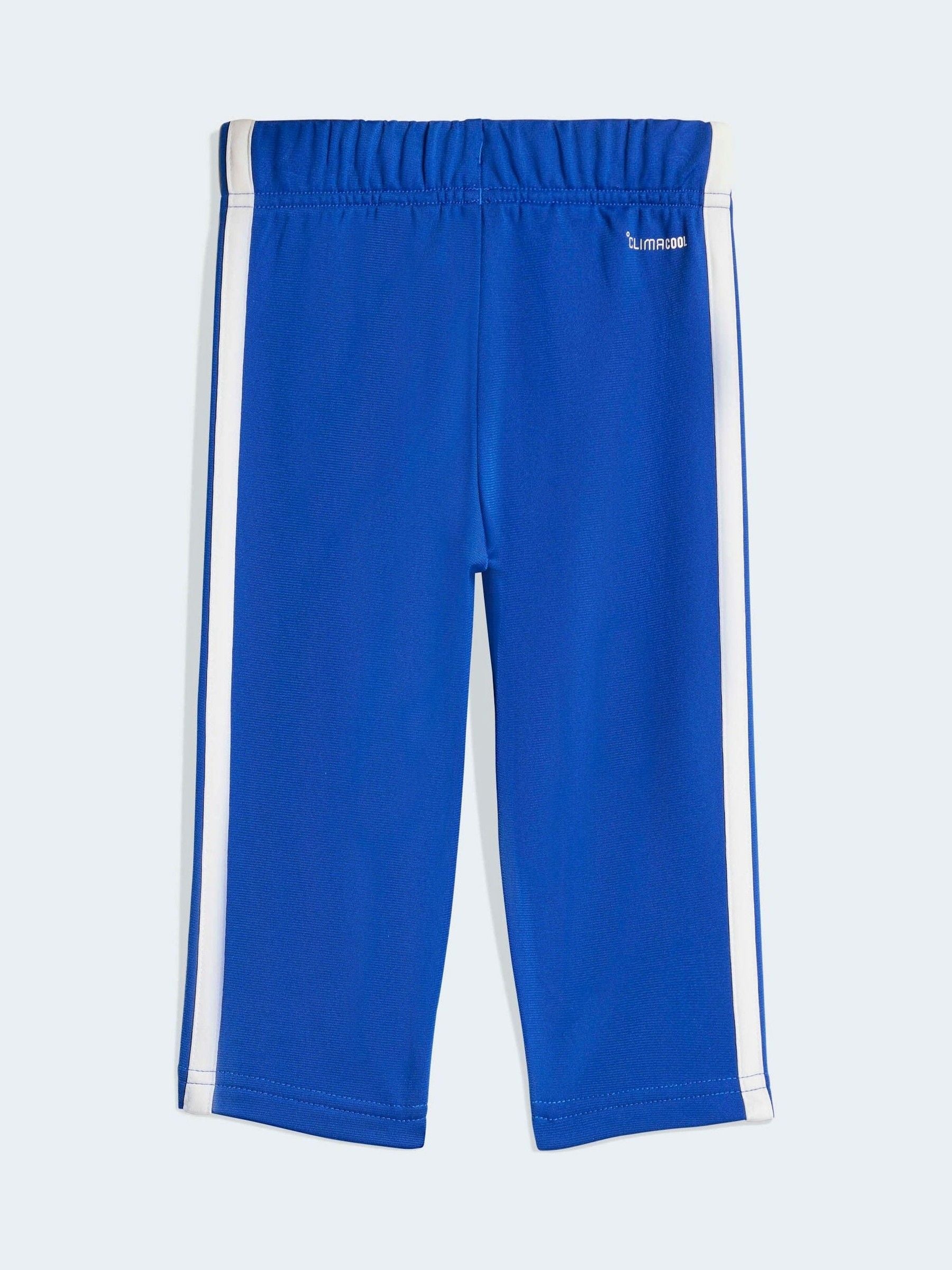adidas Blue Seasonal Essentials Tiberio 3-Stripes Tricot Tracksuit Infant Kids image 4