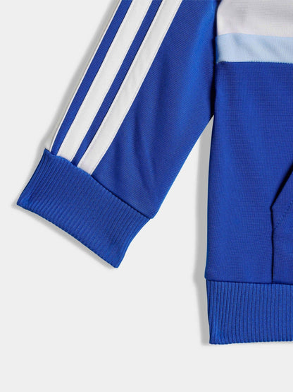 adidas Blue Seasonal Essentials Tiberio 3-Stripes Tricot Tracksuit Infant Kids image 5