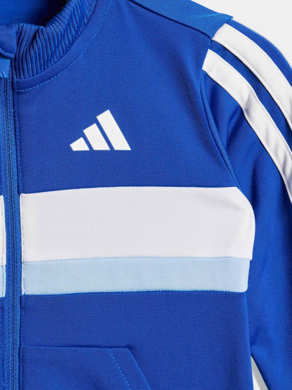 adidas Blue Seasonal Essentials Tiberio 3-Stripes Tricot Tracksuit Infant Kids image 6