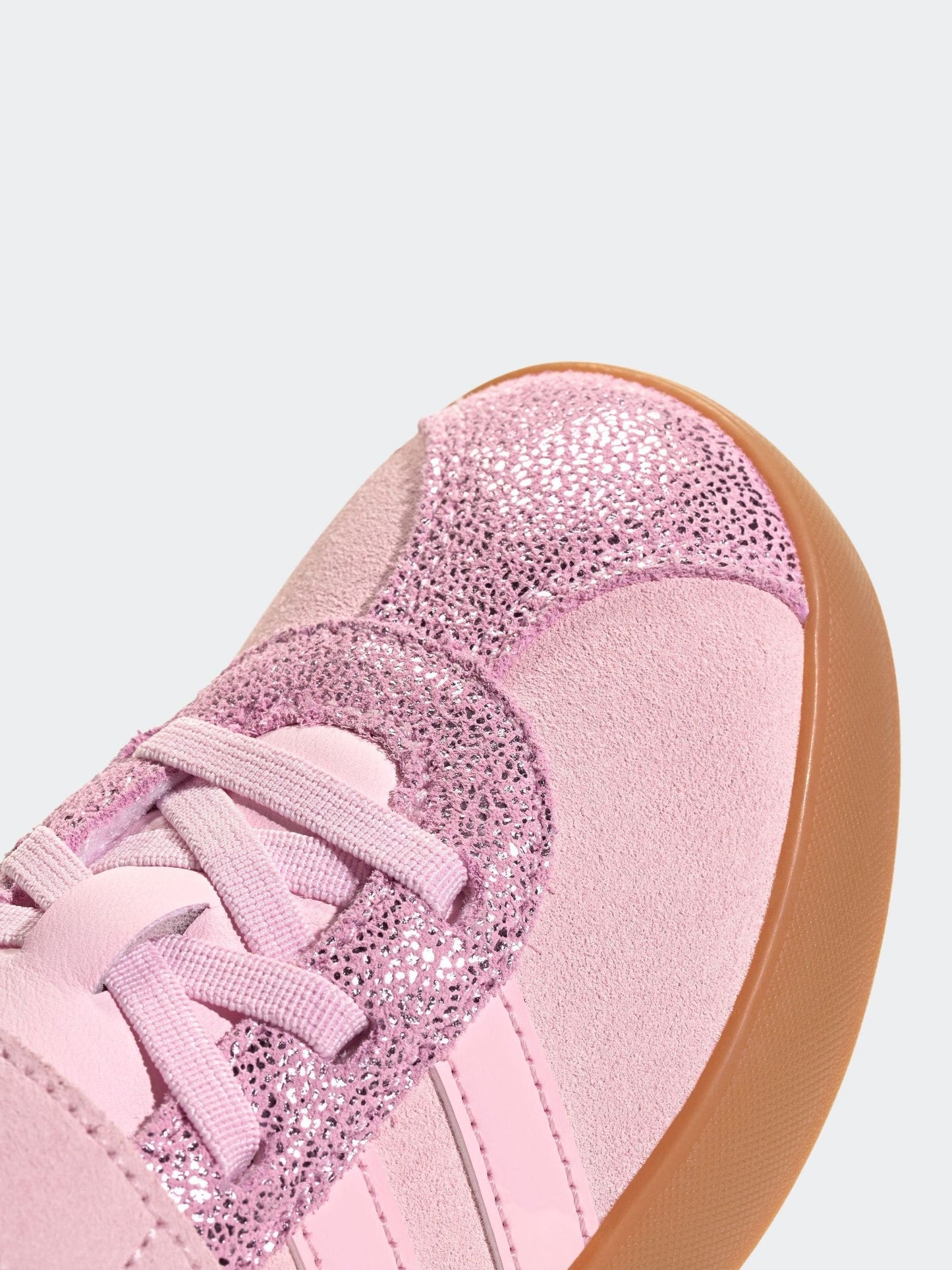adidas Pink VL Court 3.0 Elastic Lace Kids Trainers image 8