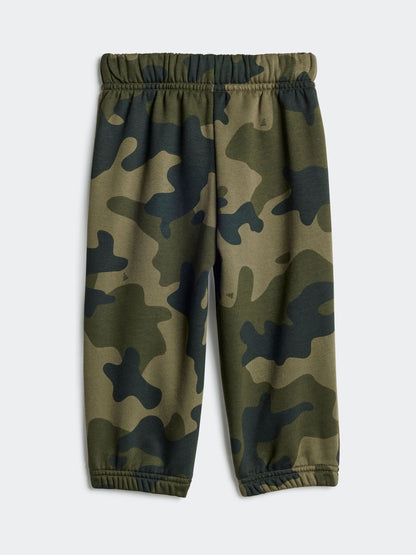 adidas Green Essentials Camo Fleece Infant Kids Sweatshirt & Joggers Set image 4