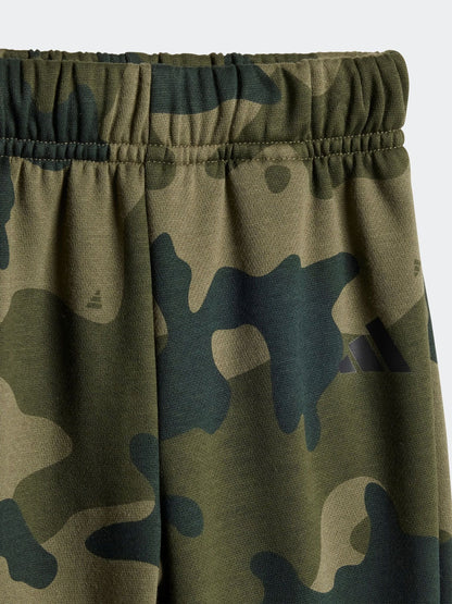 adidas Green Essentials Camo Fleece Infant Kids Sweatshirt & Joggers Set image 5