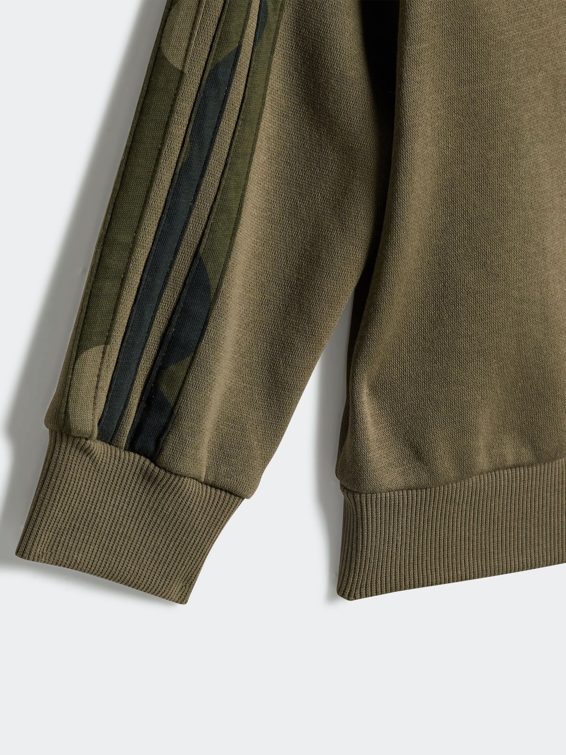 adidas Green Essentials Camo Fleece Infant Kids Sweatshirt & Joggers Set image 6
