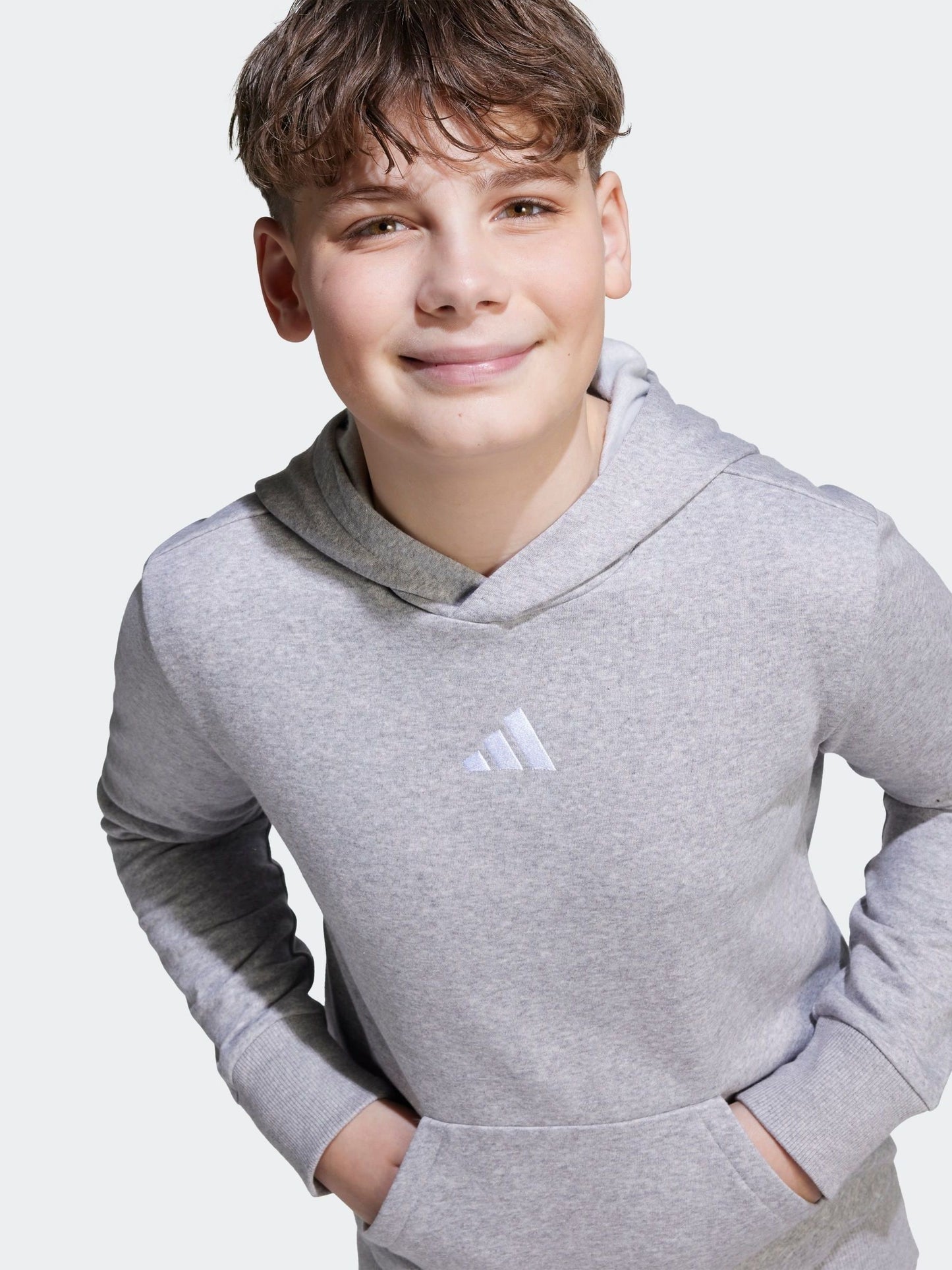 Dsiney Kidz - adidas Grey Essentials Kids Hoodie image 3