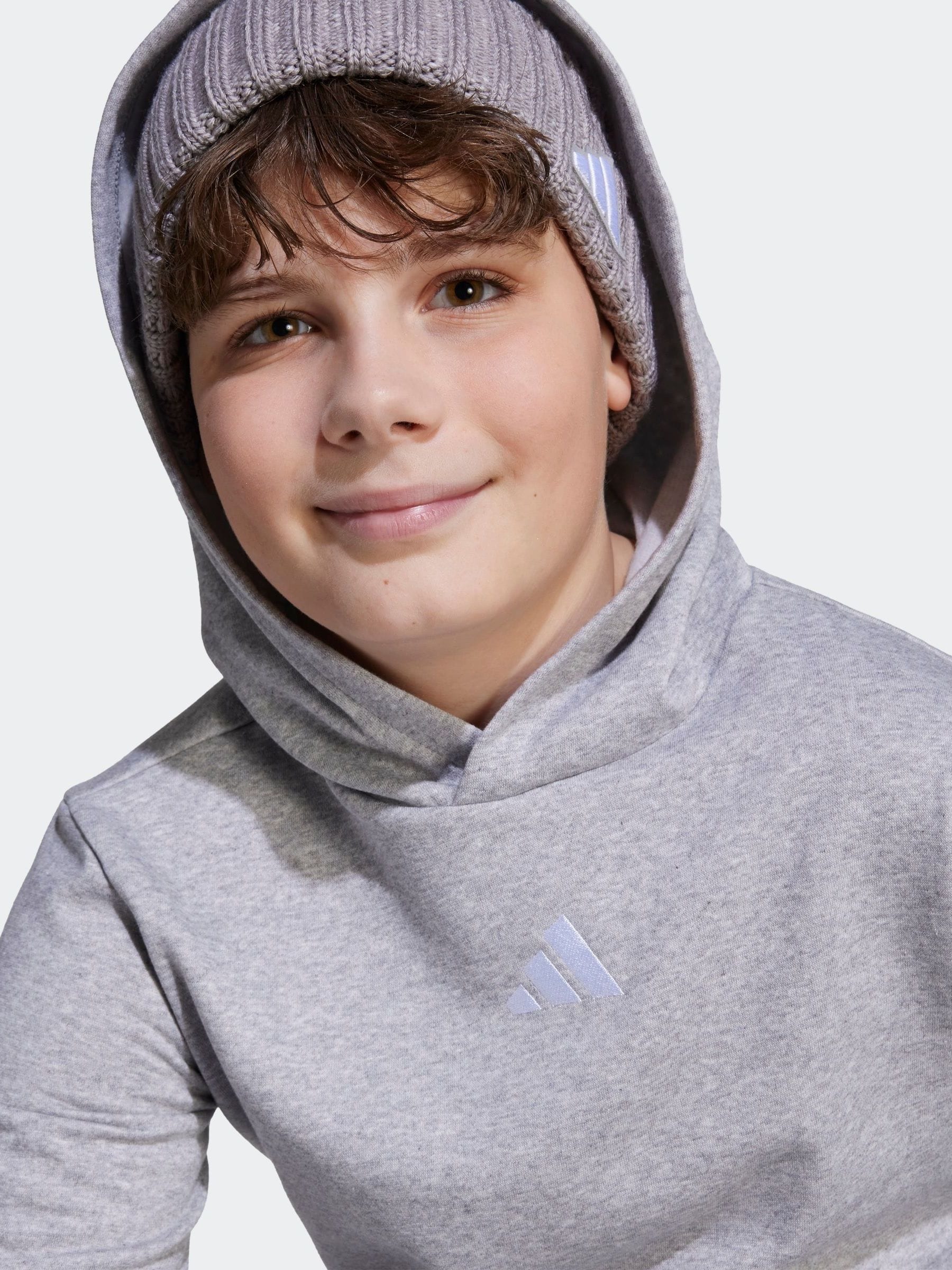 Dsiney Kidz - adidas Grey Essentials Kids Hoodie image 4