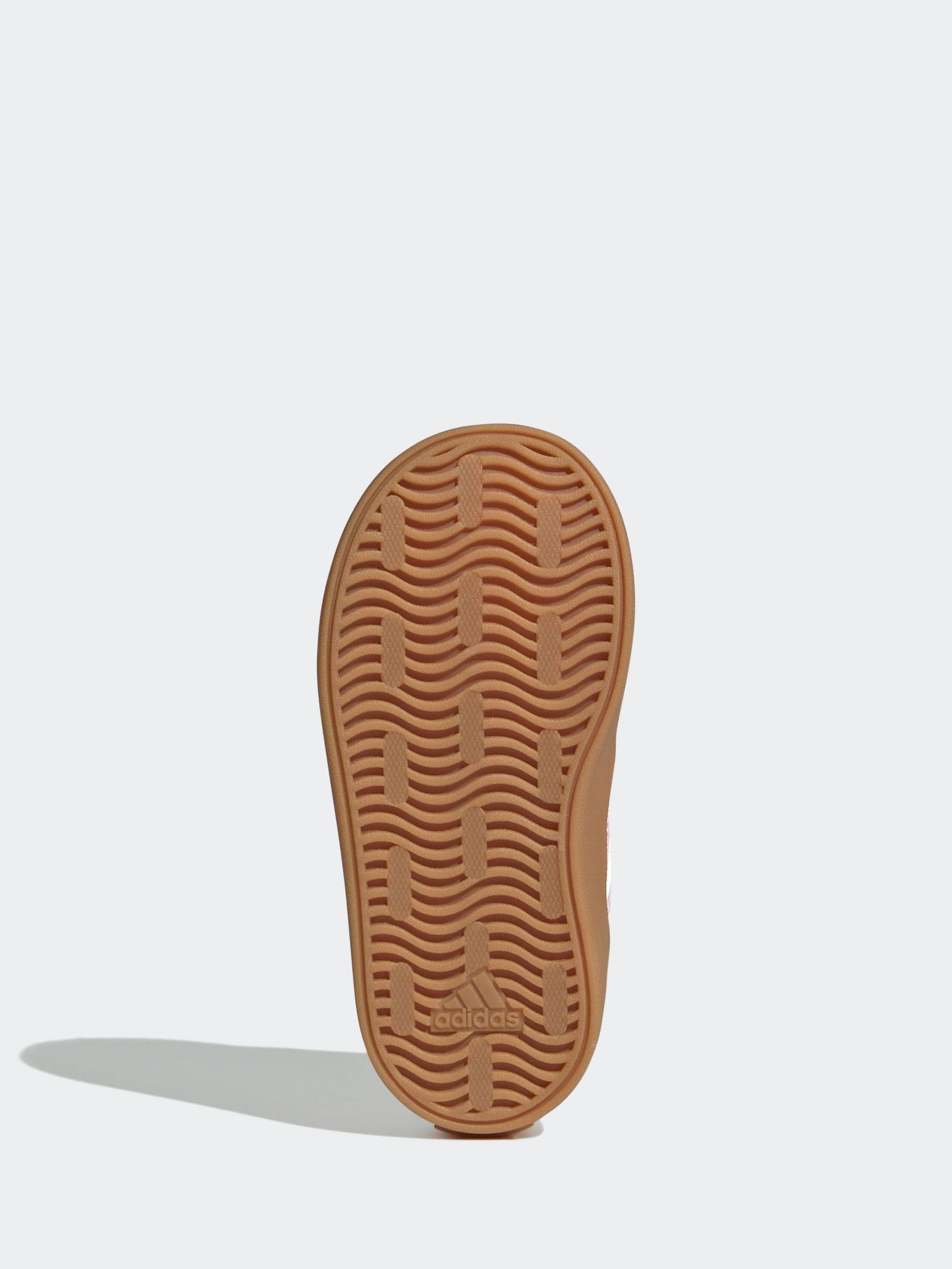 adidas Pink VL Court 3.0 Hook and Loop Kids Trainers image 7
