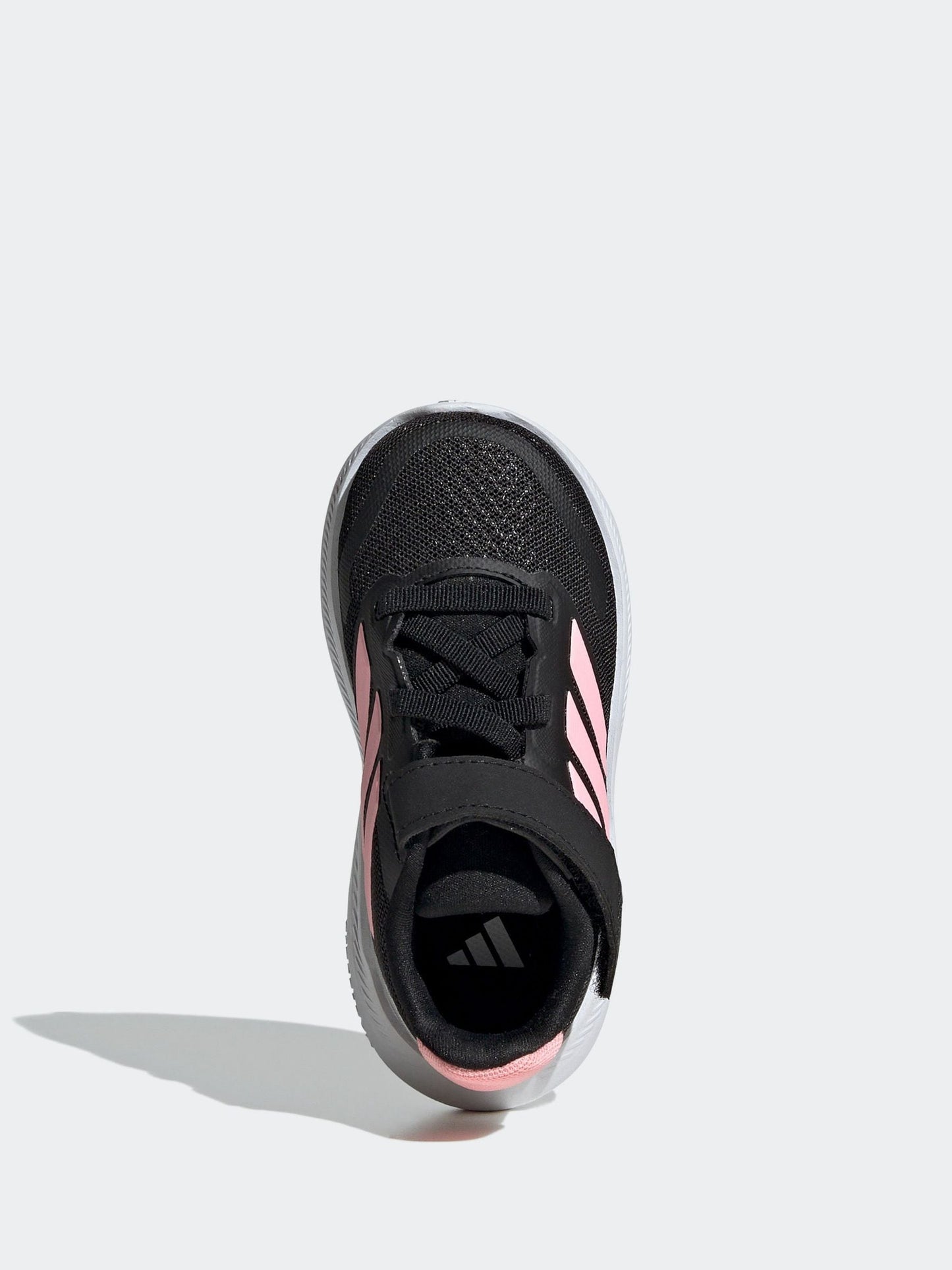 adidas Black/Pink Runfalcon 5 Hook and Loop Easy On Infant Trainers image 6