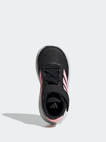 adidas Black/Pink Runfalcon 5 Hook and Loop Easy On Infant Trainers image 6