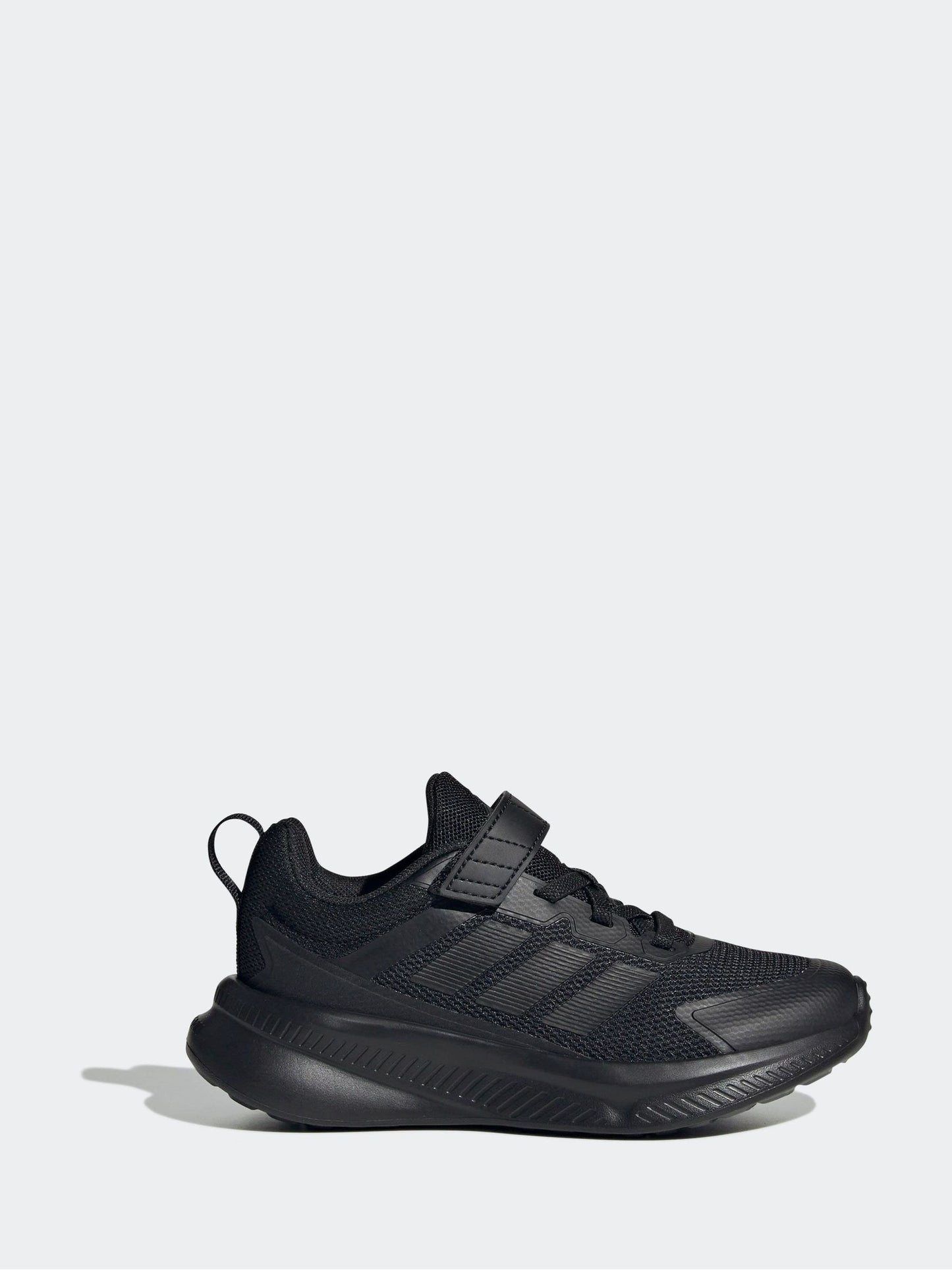 adidas Black Fortarun 4.0 Hook and Loop Kids Trainers image 1