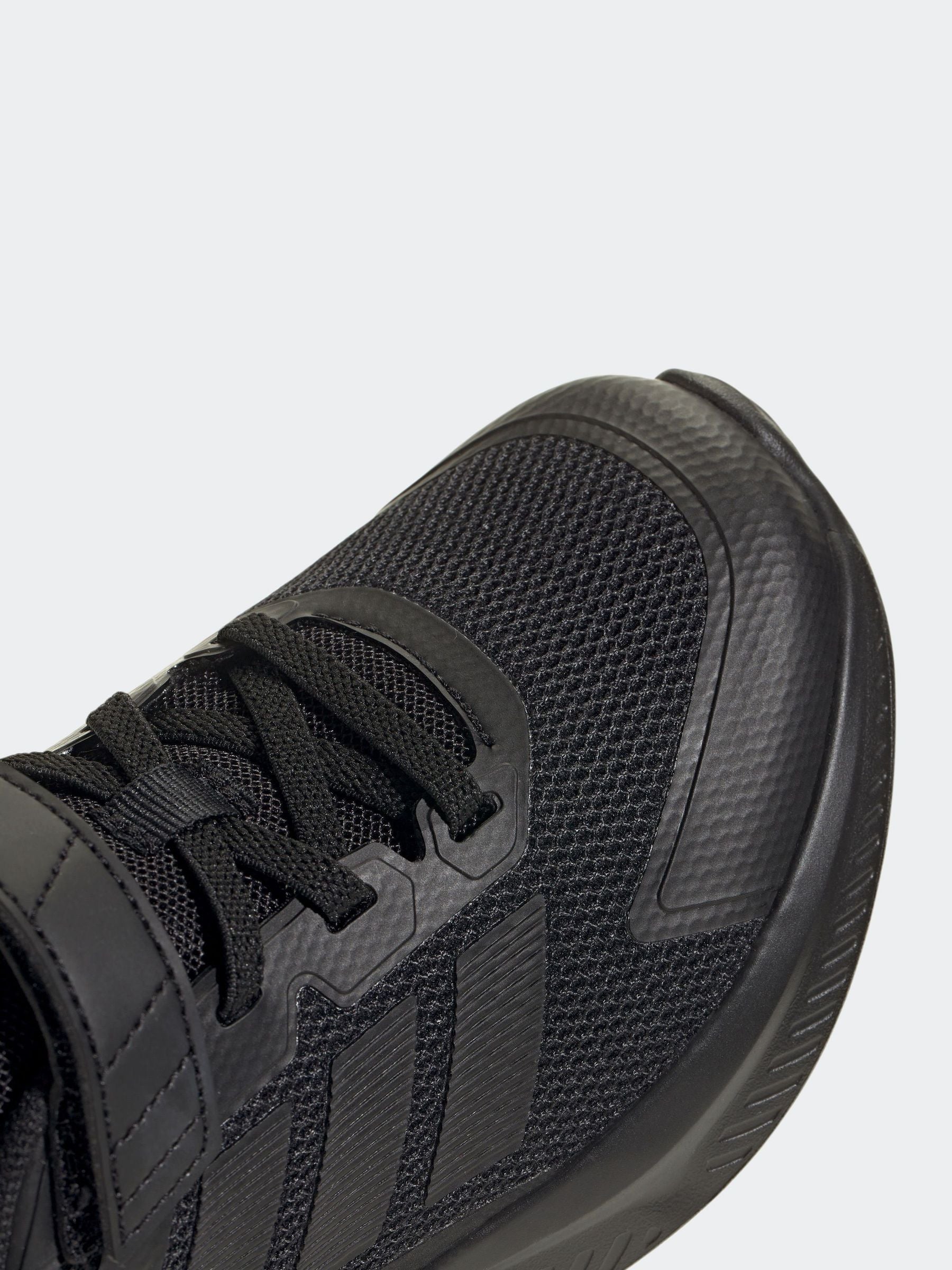 adidas Black Fortarun 4.0 Hook and Loop Kids Trainers image 8