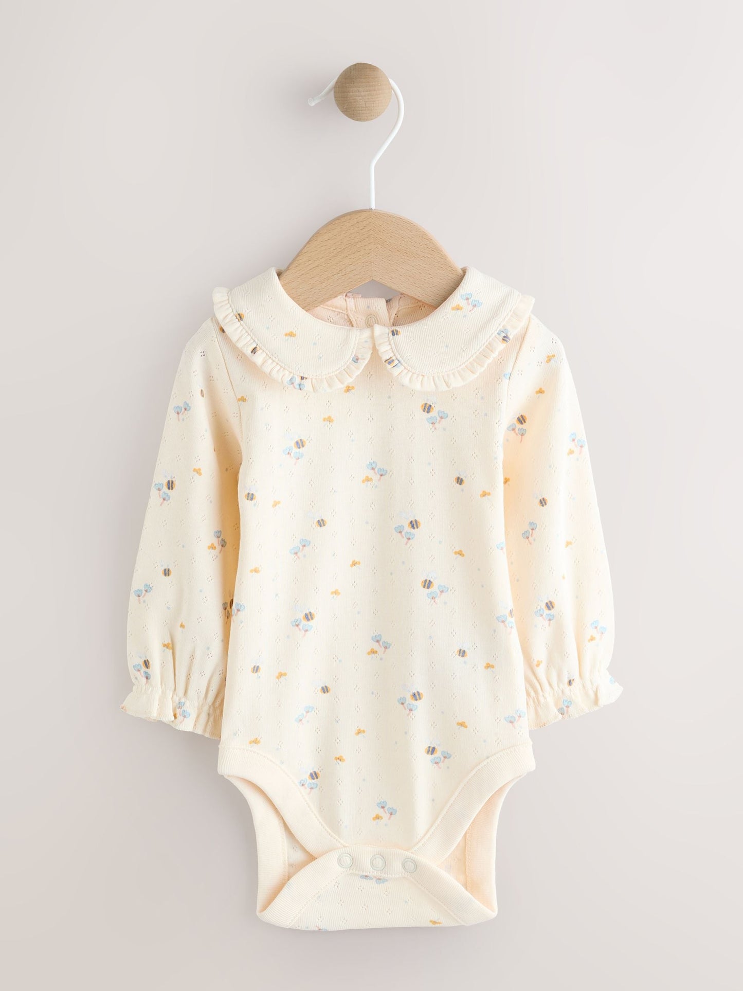 Blue Character Baby Cord Pinafore Long Sleeve Bodysuit & Tights Set (0mths-2yrs)