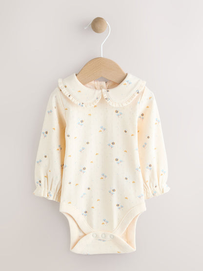 Blue Character Baby Cord Pinafore Long Sleeve Bodysuit & Tights Set (0mths-2yrs)