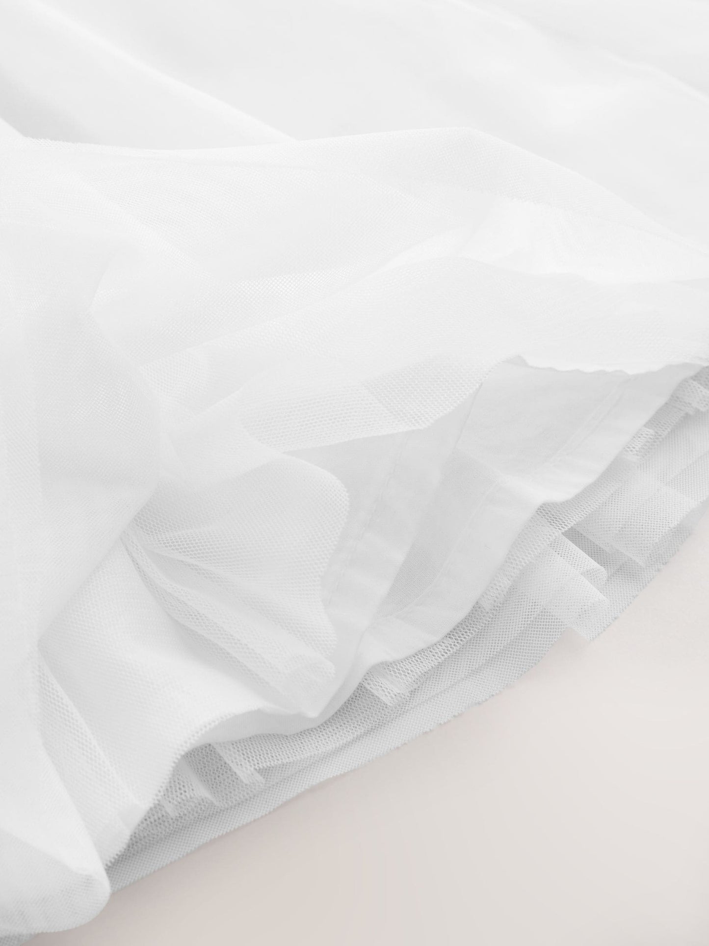 White Mesh Baby Dress (0mths-2yrs)