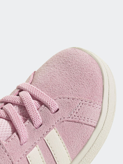 adidas Pink/White Grand Court 2.0 Elastic Lace Infant Trainers image 9