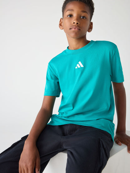 Dsiney Kidz - adidas Teal Green Essentials Kids T-Shirt image 3