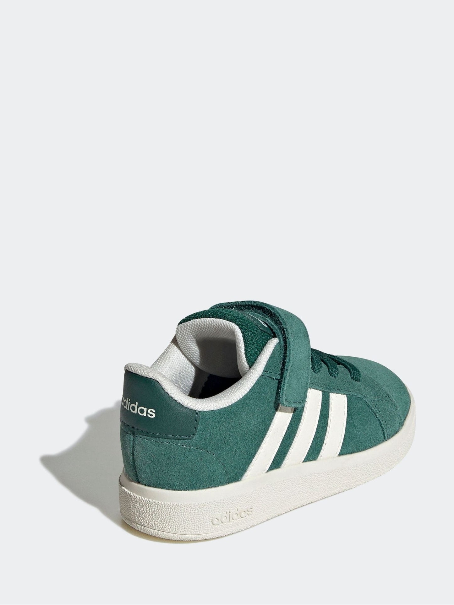 adidas Green Grand Court 2.0 Elastic Lace Infant Trainers image 4