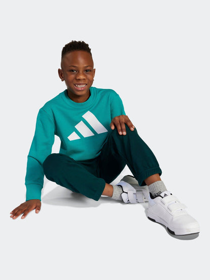 Dsiney Kidz - adidas Green Essentials Infant Kids Joggers Set image 4