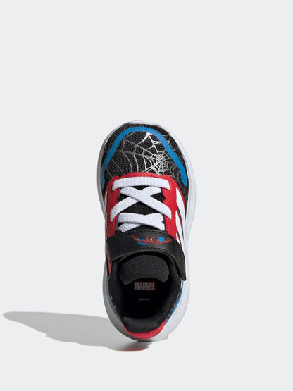 adidas Black Marvel Spider-Man Runfalcon Hook and Loop Kids Trainers image 5