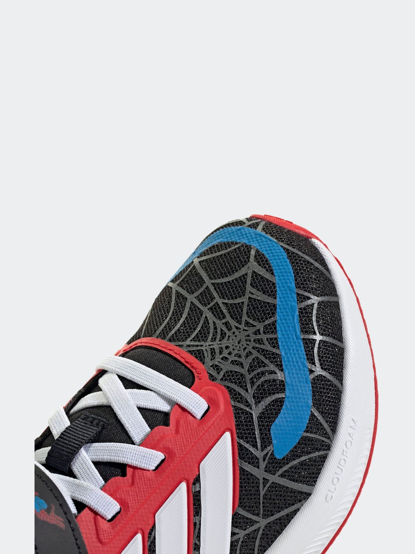 adidas Black Marvel Spider-Man Runfalcon Hook and Loop Kids Trainers image 9