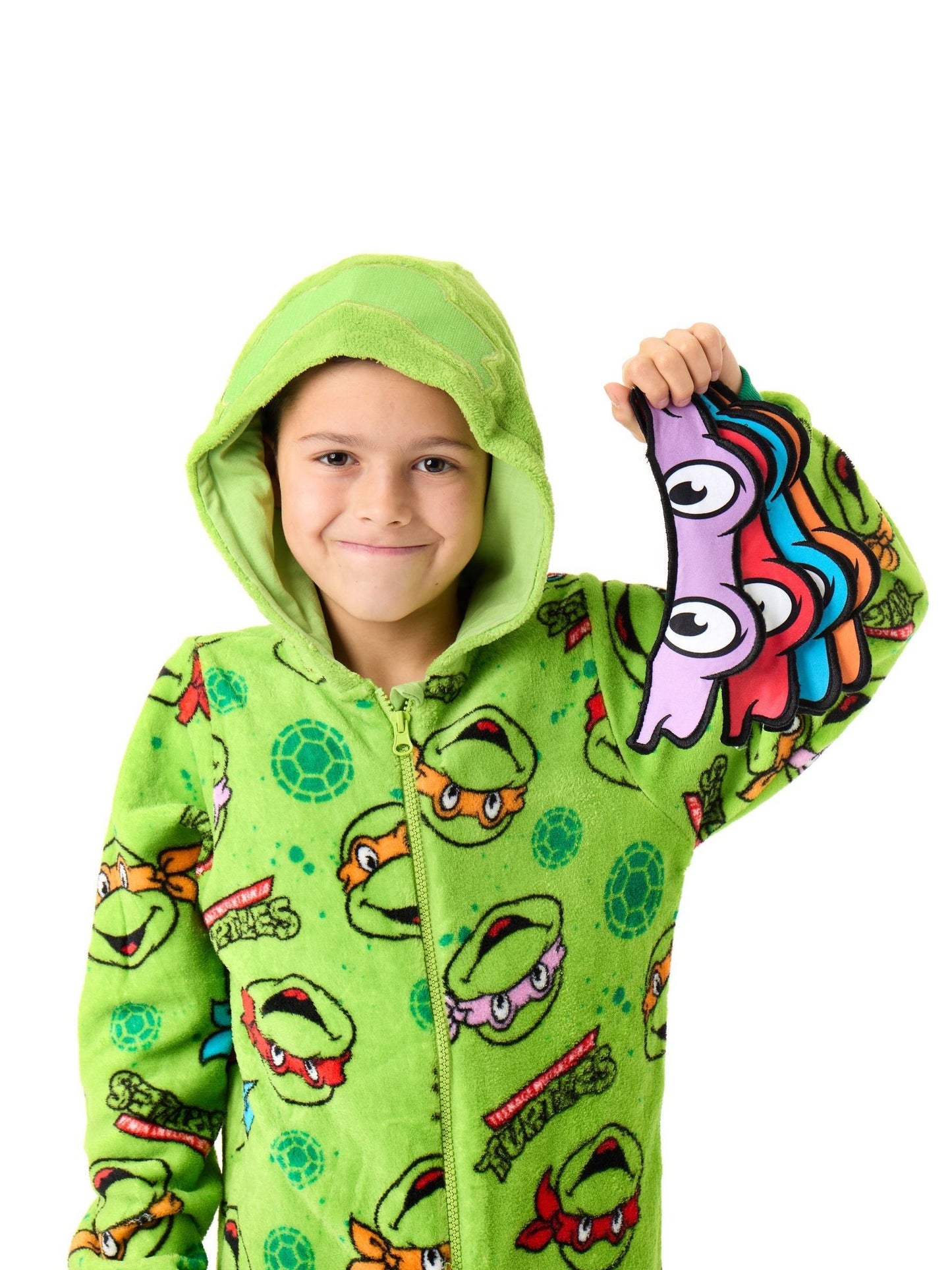 Dsiney Kidz - Vanilla Underground Green Boys Teenage Mutant Ninja Turtles All-In-One image 4
