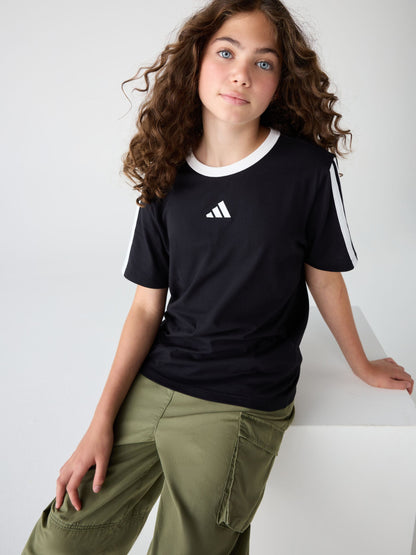 Dsiney Kidz - adidas Black/White Essentials Kids T-Shirt image 4