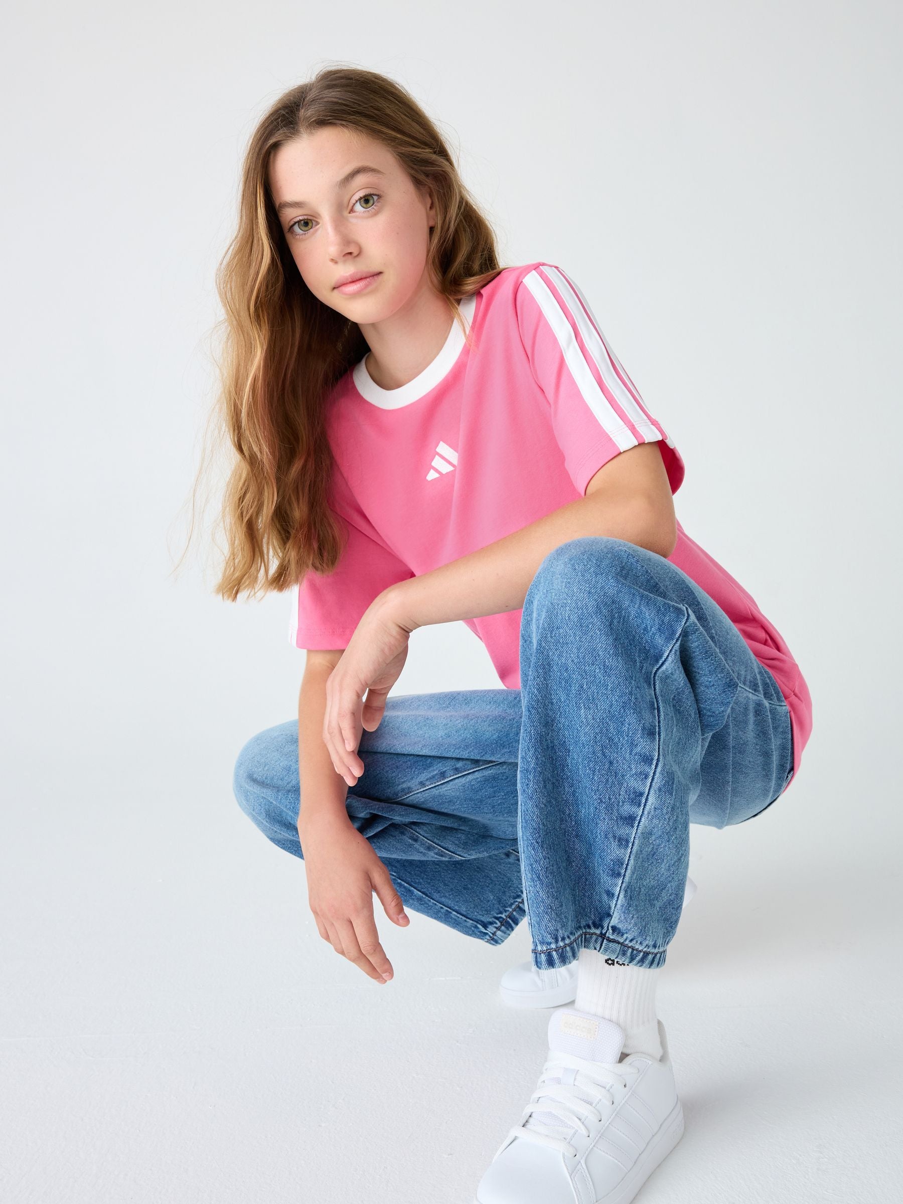 Dsiney Kidz - adidas Pink Essentials Kids T-Shirt image 4