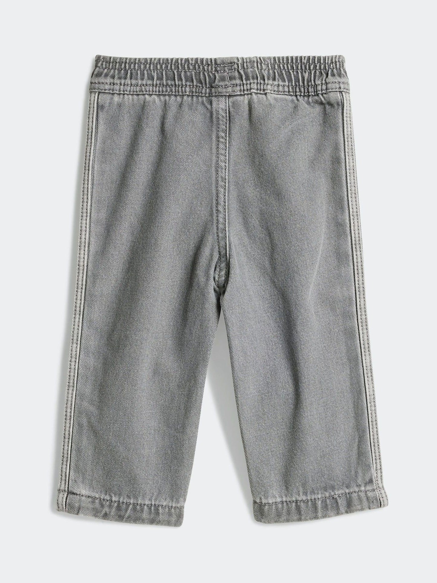 adidas Originals White Long Sleeve Infant Kids T-Shirt and Denim Leggings Set image 6