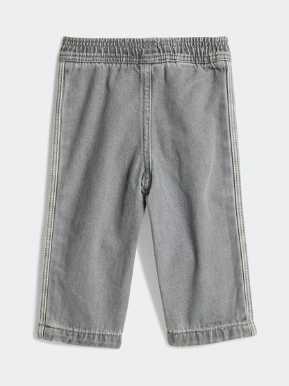 adidas Originals White Long Sleeve Infant Kids T-Shirt and Denim Leggings Set image 6