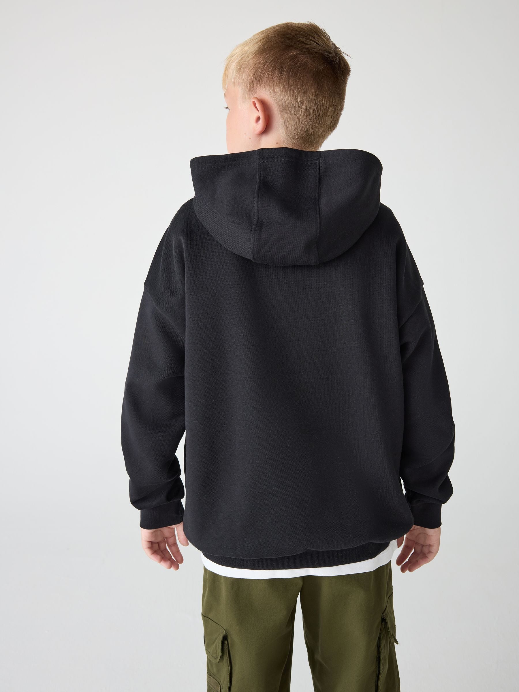 Dsiney Kidz - adidas Originals Black Loose Fleece Hoodie image 2
