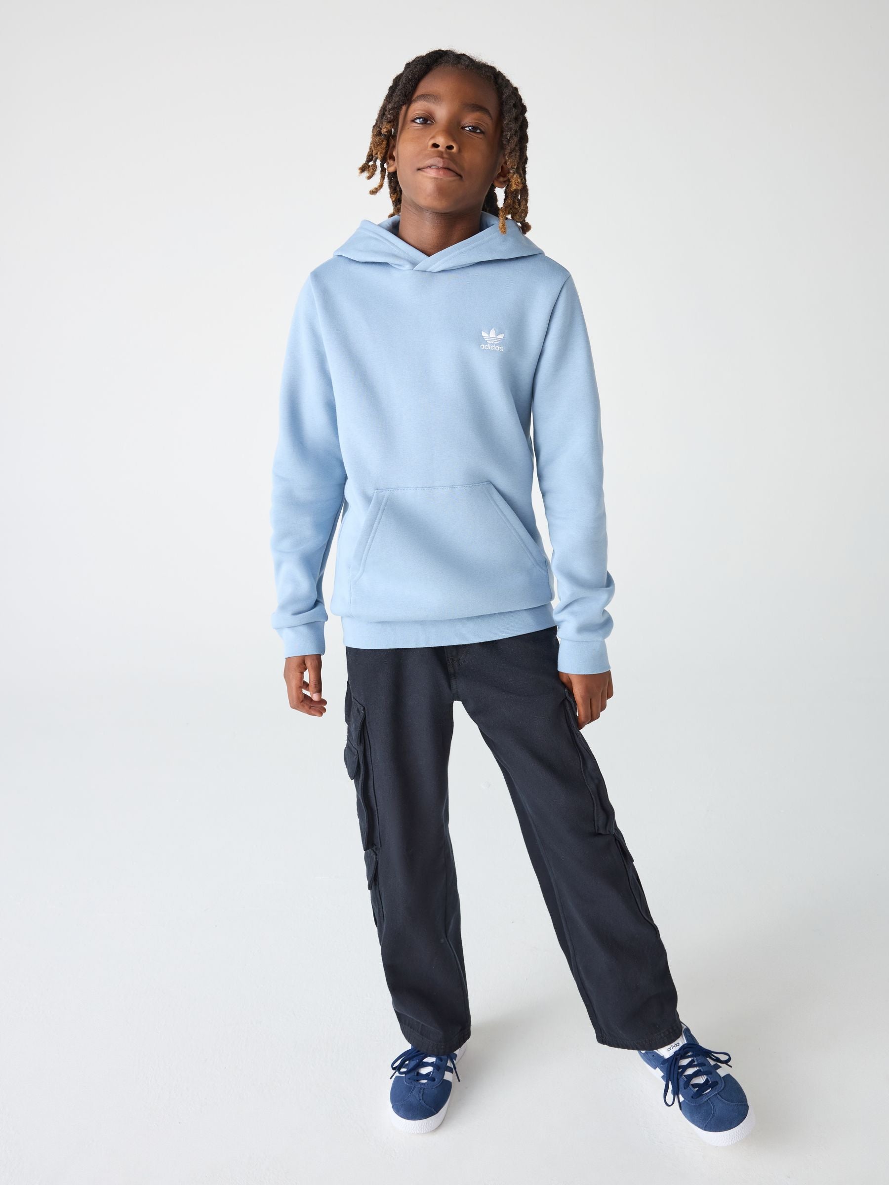 Dsiney Kidz - adidas Originals Blue Kids Hoodie image 3