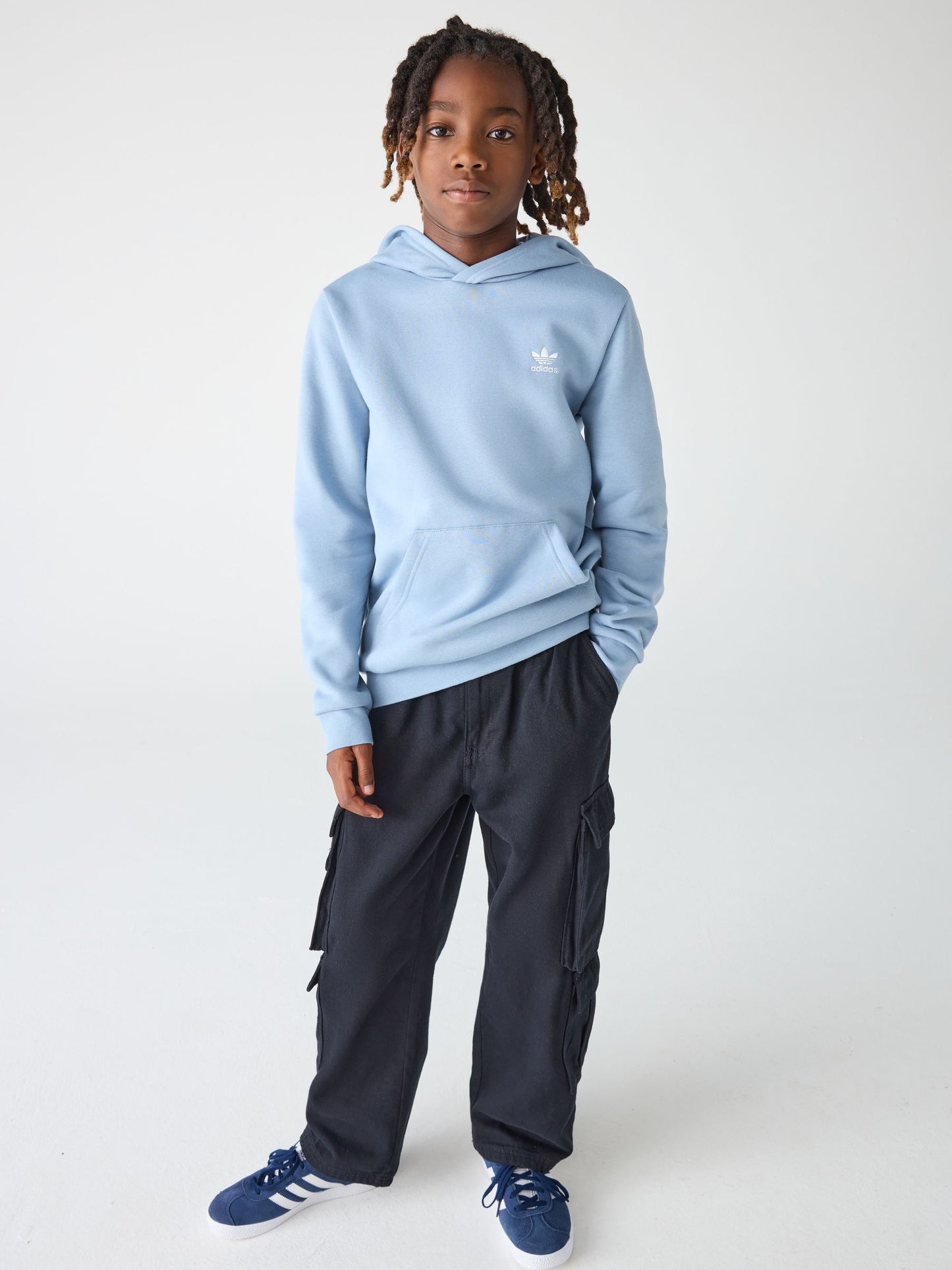 Dsiney Kidz - adidas Originals Blue Kids Hoodie image 4