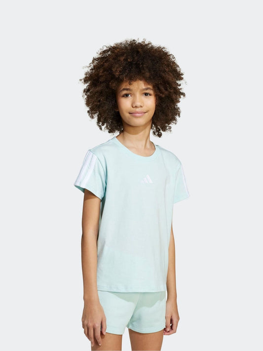 Dsiney Kidz - adidas Mint Green Essentials Kids T-Shirt image 1